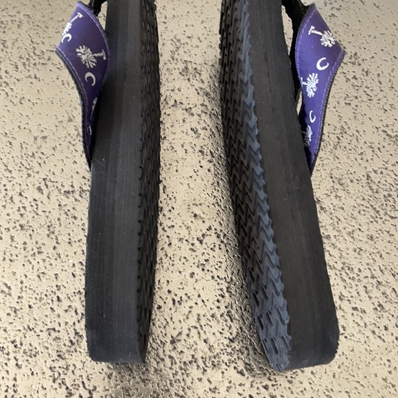 PURPLE/WHITE FLIP FLOPS - Picture 4 of 5